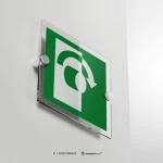 Cartello ruotare la maniglia E018 / E019