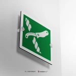 Cartello coltello zattera di salvataggio E035