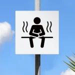 Cartello sauna