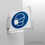 Cartello maschera obligatoria M016