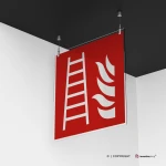 Cartello scala antincendio F003