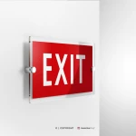 Cartello EXIT antincendio mod. 2:1