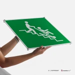 Cartello sedia di evacuazione E060