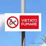 Cartello vietato fumare mod. 2:1