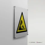 Cartello di pericolo attenzione onde alte W065