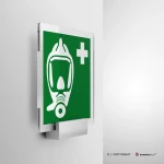 Cartello autorespiratore d'emergenza E029