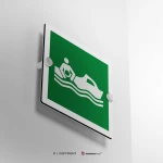 Cartello imbarcazione di salvataggio E037