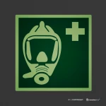 Cartello autorespiratore d'emergenza E029