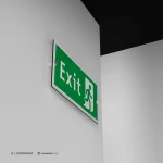 Cartello evacuazione EXIT mod. 2:1