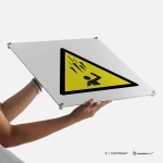 Cartello pericolo caduta ghiaccio W039