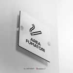 Cartello area fumatori