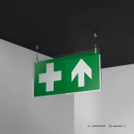 Cartello pronto soccorso con freccia mod. 2:1