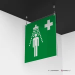 Cartello doccia di emergenza E012