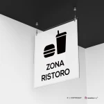 Cartello zona ristoro