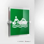 Cartello imbarcazione di salvataggio E037