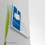 Cartello area videosorvegliata con legge Art. 13 GDPR mod. orizzontale