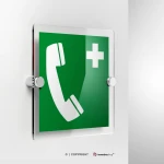 Cartello telefono d'emergenza E004