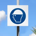 Cartello casco di protezione obbligatorio M014