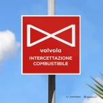 Cartello valvola intercettazione combustibile