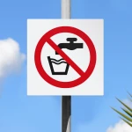 Cartello acqua non potabile P005