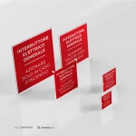 Cartello interruttore elettrico generale