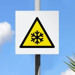 Cartello pericolo bassa temperatura W010