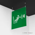 Cartello orientamento sedile per bambini (CPOD) E014