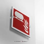 Cartello installazione fissa antincendio F012