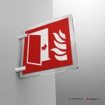 Cartello porta tagliafuoco F007