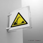 Cartello di pericolo attenzione oggetti sommersi W049