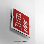 Cartello scala antincendio F003