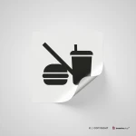 Cartello no cibo o bevande