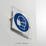 Cartello maschera obligatoria M016