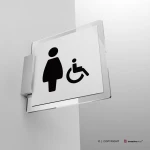 Cartello toilette standard