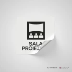 Cartello sala proiezioni