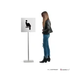 Cartello posto riservato donna incinta