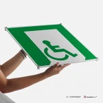 Cartello uscita d'emergenza disabili E026/ E030