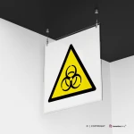 Cartello pericolo rischio biologico W009