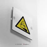 Cartello attenzione carica della batteria in corso W026