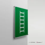 Cartello scala di evacuazione E059