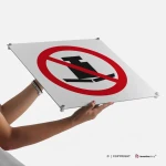 Cartello vietato appoggiare carichi pesanti P012