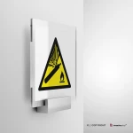 Cartello pericolo bombola pressurizzata W029