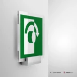 Cartello ruotare la maniglia E018 / E019
