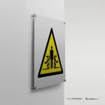 Cartello pericolo di schiacciamento W019