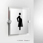 Cartello posto riservato donna incinta