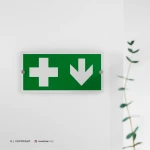 Cartello pronto soccorso con freccia mod. 2:1