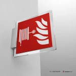 Cartello lancia antincendio F002