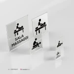 Cartello sala massaggi