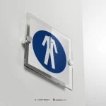 Cartello obbligatorio indossare indumenti protettivi M010
