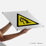 Cartello pericolo arco elettrico W042